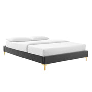 Modway MOD-6880 Elise Full Performance Velvet Platform Bed
