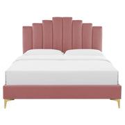 Modway MOD-6880 Elise Full Performance Velvet Platform Bed