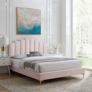 Modway MOD-6880 Elise Full Performance Velvet Platform Bed