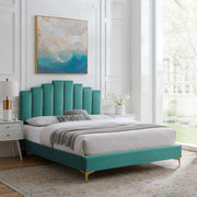 Modway MOD-6880 Elise Full Performance Velvet Platform Bed