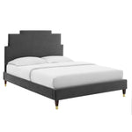 Modway MOD-6926 Lindsey Performance Velvet King Platform Bed