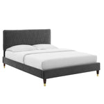 Modway MOD-6929 Phillipa Performance Velvet King Platform Bed