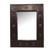 HiEnd Accents Star Faux Leather Mirror