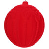 Vickerman Mt196603D 5.5" Red Flocked Embossed Ball Ornament 2 Per Bag