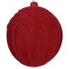 Vickerman Mt196665D 5.5" Burgundy Flocked Embossed Ball Ornament 2 Per Bag