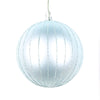 Vickerman Mt211540D 4" Frosty Mint Matte Glitter Ball Christmas Ornament 4 Pieces Per Bag