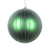 Vickerman Mt211724D 5" Emerald Matte Glitter Ball Christmas Ornament 4 Pieces Per Bag