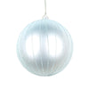 Vickerman Mt211740D 5" Frosty Mint Matte Glitter Ball Christmas Ornament 4 Pieces Per Bag