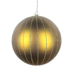 Vickerman Mt211914D 6" Olive Matte Glitter Ball Christmas Ornament 2 Pieces Per Bag