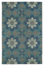 Montage Collection MTG02-75 Grey Area Rug