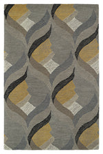 Kaleen Rugs Montage Collection MTG06-75 Grey Area Rug