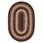 Homespice Decor 321244 20" x 30" Oval Montgomery Ultra Durable Braided Rug