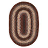Homespice Decor 303240 4' x 6' Oval Montgomery Ultra Durable Braided Rug