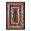Homespice Decor 313249 4' x 6' Rectangular Montgomery Ultra Durable Braided Rug