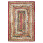 Homespice Decor 514035 5' x 8' Rectangular Mustard Seed Jute Braided Rugs