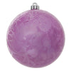 Vickerman N141309Dv 6" Orchid Pink Crackle Ball Christmas Ornament 4 Per Bag