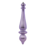 Vickerman N150886Dmv 14" Lavender Matte Finial Drop Christmas Ornament Uv Treated With Drilled And Wired Cap 2 Per Bag