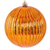 Vickerman N162588 8" Copper Shiny Lined Mercury Ball Ornament.