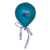 Vickerman N169612 7.5" Turquoise Dot Balloon Christmas Ornament 3 Per Bag