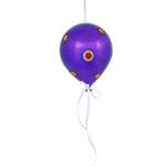 Vickerman N169706 10" Purple Dot Balloon Christmas Ornament 1 Per Bag