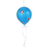Vickerman N169712 10" Turquoise Dot Balloon Christmas Ornament 1 Per Bag