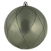 Vickerman N170823D 8" Wrought Iron Matte Glitter Swirl Ball