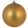 Vickerman N170833D 8" Copper/Gold Matte Glitter Swirl Ball