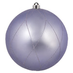 Vickerman N170834D 8" Lilac Matte Glitter Swirl Ball