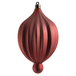 Vickerman N174671D 6.3" X 3.5"  Coral Matte Lantern Ornament With Drilled And Wired Caps Comes 4/Bag