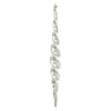 Vickerman N175125D 14.6" Limestone Shiny Spiral Icicle 2/Bx