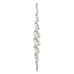 Vickerman N175125D 14.6" Limestone Shiny Spiral Icicle 2/Bx