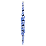 Vickerman N175129D 14.6" Periwinkle Spiral Icicle 2/Box