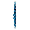 Vickerman N175131D 14.6" Midnt Blue Spiral Icicle 2/Bx