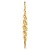 Vickerman N175133D 14.6" Coppergold Shiny Spiral Icicle 2Bx