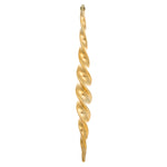 Vickerman N175133D 14.6" Coppergold Shiny Spiral Icicle 2Bx