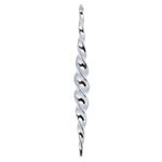 Vickerman N175134D 14.6" Lilac Spiral Icicle 2/Bx