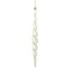 Vickerman N175138D 14.6" Champagne Shiny Spiral Icicle Christmas Ornament Pack Of 2