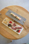 Kalalou NART1045 Grey Marble Long Cutting Board W Rope Handle