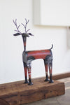 Kalalou NBA1064 Recycled Metal Red Deer