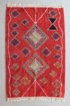 Kalalou NES1059 Red Rug with Fringe