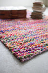 Kalalou NES2012 Recycled Multi-Color Cotton Rug