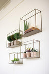 Kalalou NKE1034 Set of Four Metal Shelves