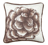 HiEnd Accents Water Print Pinecone Pillow
