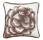 HiEnd Accents Water Print Pinecone Pillow