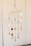 Kalalou NNV1080 Antique Brass Geometric Mirror Suncatcher