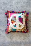 Kalalou NRV2252 Peace Kantha Pillow
