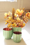 Kalalou NVE1071 Set of Three Metal Planters with Antique Brass Finish