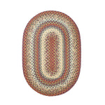 Homespice Decor 400079 27" x 45" Oval Neverland Cotton Braided Rug