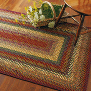 Homespice Decor 404077 5' x 8' Oval Neverland Cotton Braided Rug