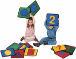 Carpet For Kids Shape/Number Squares Classroom Rug